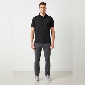 Greg Norman Collection Black Polo Shirt